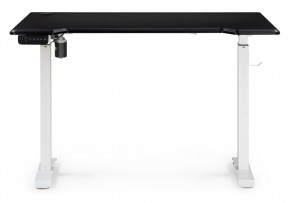 Компьютерный стол Маркос с механизмом подъема 120х75х75 черная шагрень / белый в Урае - uray.ok-mebel.com | фото 4