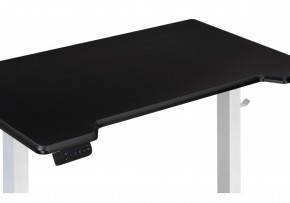 Компьютерный стол Маркос с механизмом подъема 120х75х75 черная шагрень / белый в Урае - uray.ok-mebel.com | фото 8