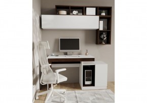 Компьютерный стол Модена белый / венге в Урае - uray.ok-mebel.com | фото 2