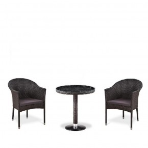 Комплект плетеной мебели T601/Y350A-W53 Brown (2+1) в Урае - uray.ok-mebel.com | фото