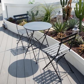 Комплект садовой мебели OTS-001R (стол + 2 стула) металл в Урае - uray.ok-mebel.com | фото 2