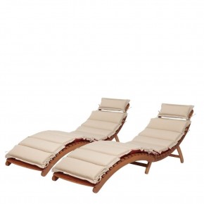 Комплект шезлонги и столик AFM-803A-T133 Beige (2+1) в Урае - uray.ok-mebel.com | фото 2