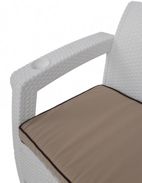 Комплект уличной мебели Yalta Premium Terrace Set (Ялта) белый (+подушки под спину) в Урае - uray.ok-mebel.com | фото 5