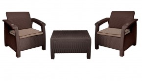 Комплект уличной мебели Yalta Premium Terrace Set (Ялта) шоколадый (+подушки под спину) в Урае - uray.ok-mebel.com | фото 8