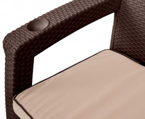 Комплект уличной мебели Yalta Premium Terrace Triple Set (Ялта) шоколадный (+подушки под спину) в Урае - uray.ok-mebel.com | фото 4