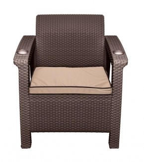 Комплект уличной мебели Yalta Premium Terrace Triple Set (Ялта) шоколадный (+подушки под спину) в Урае - uray.ok-mebel.com | фото 8