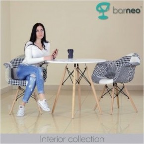 Кресло Barneo N-14 Patchwork черно-белый в Урае - uray.ok-mebel.com | фото 3