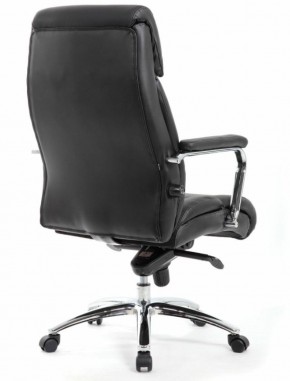 Кресло BRABIX PREMIUM "Phaeton EX-502" (кожа с компаньоном, хром, черное) 530882 в Урае - uray.ok-mebel.com | фото 4