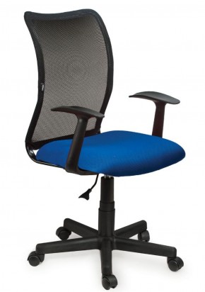 Кресло BRABIX "Spring MG-307", с подлокотниками, комбинированное синее/черное TW, 531404 в Урае - uray.ok-mebel.com | фото