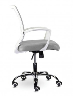 Кресло BRABIX "Wings MG-306" (пластик белый, хром, сетка, серое) 532012 в Урае - uray.ok-mebel.com | фото 3