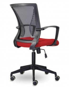 Кресло BRABIX "Wings MG-309", пластик черный, сетка, черное/красное, 532014 в Урае - uray.ok-mebel.com | фото 3