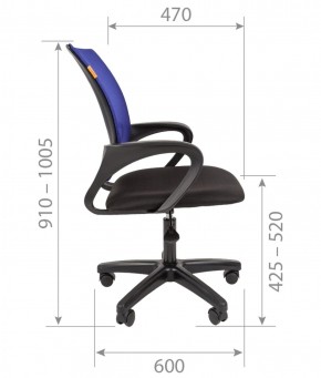 Кресло для оператора CHAIRMAN 696  LT (ткань стандарт 15-21/сетка TW-01) в Урае - uray.ok-mebel.com | фото 5
