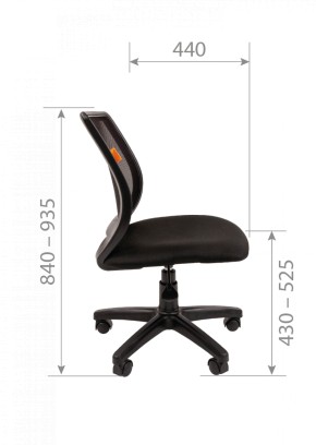 Кресло для оператора CHAIRMAN 699 Б/Л (ткань стандарт/сетка TW-01) в Урае - uray.ok-mebel.com | фото 7