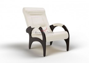Кресло для отдыха Римини 19-К-КР (экокожа/венге) КРЕМ в Урае - uray.ok-mebel.com | фото