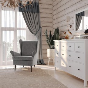 Кресло для отдыха Вало серый, ткань рогожка в Урае - uray.ok-mebel.com | фото 2