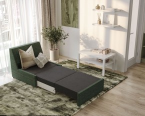 Кресло для отдыха Йоки тёмно-зелёный, ткань рогожка в Урае - uray.ok-mebel.com | фото 4