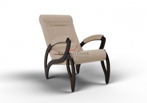 Кресло для отдыха Зельден 20-Т-П (ткань/венге) ПЕСОК в Урае - uray.ok-mebel.com | фото 1
