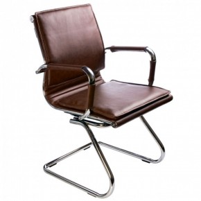 Кресло для посетителя Бюрократ CH-993-Low-V/Brown коричневый в Урае - uray.ok-mebel.com | фото
