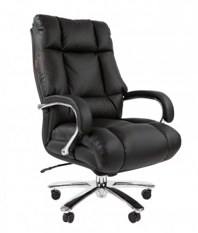 Кресло для руководителя CHAIRMAN 405 (Кожа) Черное в Урае - uray.ok-mebel.com | фото 2