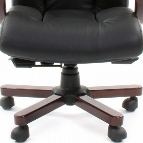 Кресло для руководителя Chairman 421 черный/орех темный, черный в Урае - uray.ok-mebel.com | фото 4