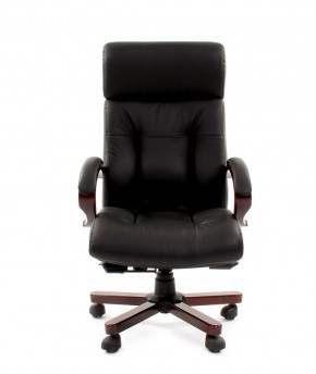 Кресло для руководителя CHAIRMAN  421 (Натуральная кожа) Черное в Урае - uray.ok-mebel.com | фото 2