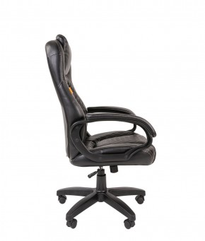 Кресло для руководителя  CHAIRMAN 432 (Экокожа черная) в Урае - uray.ok-mebel.com | фото 3