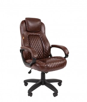 Кресло для руководителя  CHAIRMAN 432 (Экокожа коричневая) в Урае - uray.ok-mebel.com | фото 1