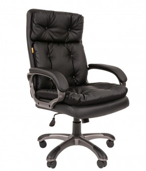 Кресло для руководителя  CHAIRMAN 442 (экокожа черная) в Урае - uray.ok-mebel.com | фото 2