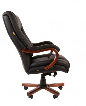 Кресло для руководителя CHAIRMAN  503 (Кожа) Черное в Урае - uray.ok-mebel.com | фото 3