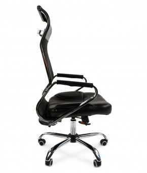 Кресло для руководителя CHAIRMAN 700 (Сетка) Черное в Урае - uray.ok-mebel.com | фото 3