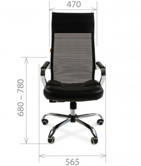 Кресло для руководителя CHAIRMAN 700 (Сетка) Черное в Урае - uray.ok-mebel.com | фото 4
