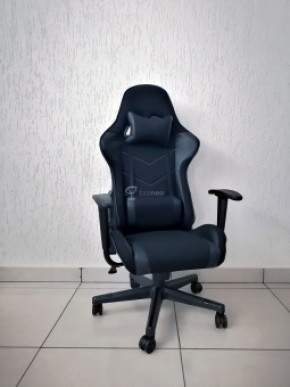Кресло геймерское Barneo K-50 (черная сетка черные вставки) в Урае - uray.ok-mebel.com | фото
