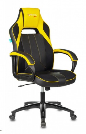 Кресло игровое Бюрократ VIKING 2 AERO YELLOW черный/желтый в Урае - uray.ok-mebel.com | фото 1