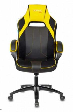 Кресло игровое Бюрократ VIKING 2 AERO YELLOW черный/желтый в Урае - uray.ok-mebel.com | фото 2