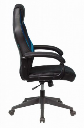 Кресло игровое Бюрократ VIKING 3 AERO BLUE черный/синий в Урае - uray.ok-mebel.com | фото 3
