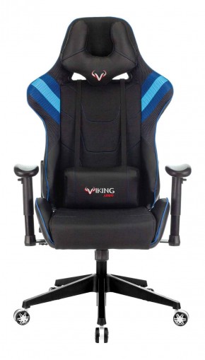 Кресло игровое Бюрократ VIKING 4 AERO BLUE черный/синий в Урае - uray.ok-mebel.com | фото 3