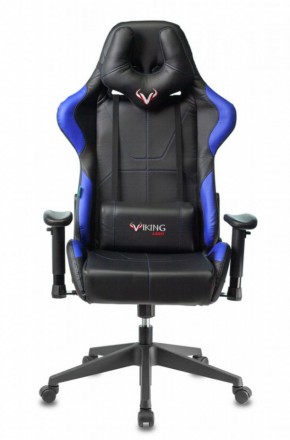 Кресло игровое Бюрократ VIKING 5 AERO BLUE черный/синий в Урае - uray.ok-mebel.com | фото 3