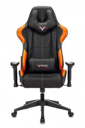 Кресло игровое Бюрократ VIKING 5 AERO ORANGE черный/оранжевый в Урае - uray.ok-mebel.com | фото 3