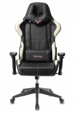 Кресло игровое Бюрократ VIKING 5 AERO WHITE черный/белый в Урае - uray.ok-mebel.com | фото 3