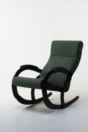 Кресло-качалка КОРСИКА 34-Т-AG (зеленый) в Урае - uray.ok-mebel.com | фото 1