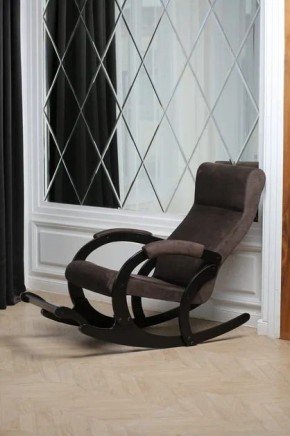 Кресло-качалка МАРСЕЛЬ 33-Т-AC (кофе) в Урае - uray.ok-mebel.com | фото 3