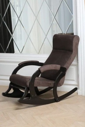 Кресло-качалка МАРСЕЛЬ 33-Т-AC (кофе) в Урае - uray.ok-mebel.com | фото 4