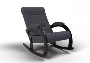 Кресло-качалка Венето 13-Т-ГР (ткань/венге) ГРАФИТ в Урае - uray.ok-mebel.com | фото 1