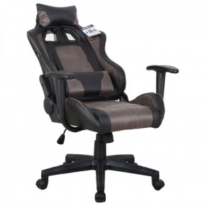 Кресло компьютерное BRABIX "GT Racer GM-100" (черное/коричневое) 531819 в Урае - uray.ok-mebel.com | фото 4