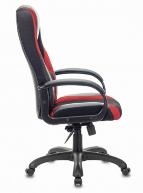 Кресло компьютерное BRABIX PREMIUM "Rapid GM-102" (экокожа/ткань, черное/красное) 532107 в Урае - uray.ok-mebel.com | фото 3