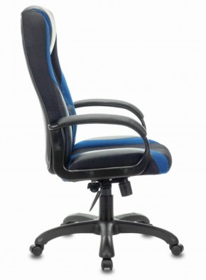 Кресло компьютерное BRABIX PREMIUM "Rapid GM-102" (экокожа/ткань, черное/синее) 532106 в Урае - uray.ok-mebel.com | фото 3
