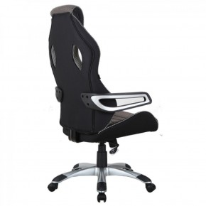 Кресло компьютерное BRABIX Techno GM-002 (ткань) черное/серое, вставки белые (531815) в Урае - uray.ok-mebel.com | фото 5