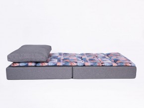 Кресло-кровать бескаркасное Харви (коричневый-геометрия браун) в Урае - uray.ok-mebel.com | фото 3