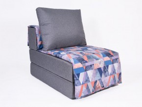 Кресло-кровать бескаркасное Харви (серый-сноу деним) в Урае - uray.ok-mebel.com | фото