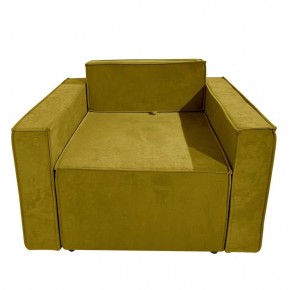 Кресло-кровать Принц КК1-ВГ (велюр горчичный) в Урае - uray.ok-mebel.com | фото 1